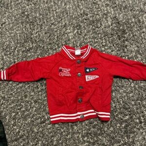 Red Kids Varsity Jacket